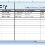 Gun inventory spreadsheet download